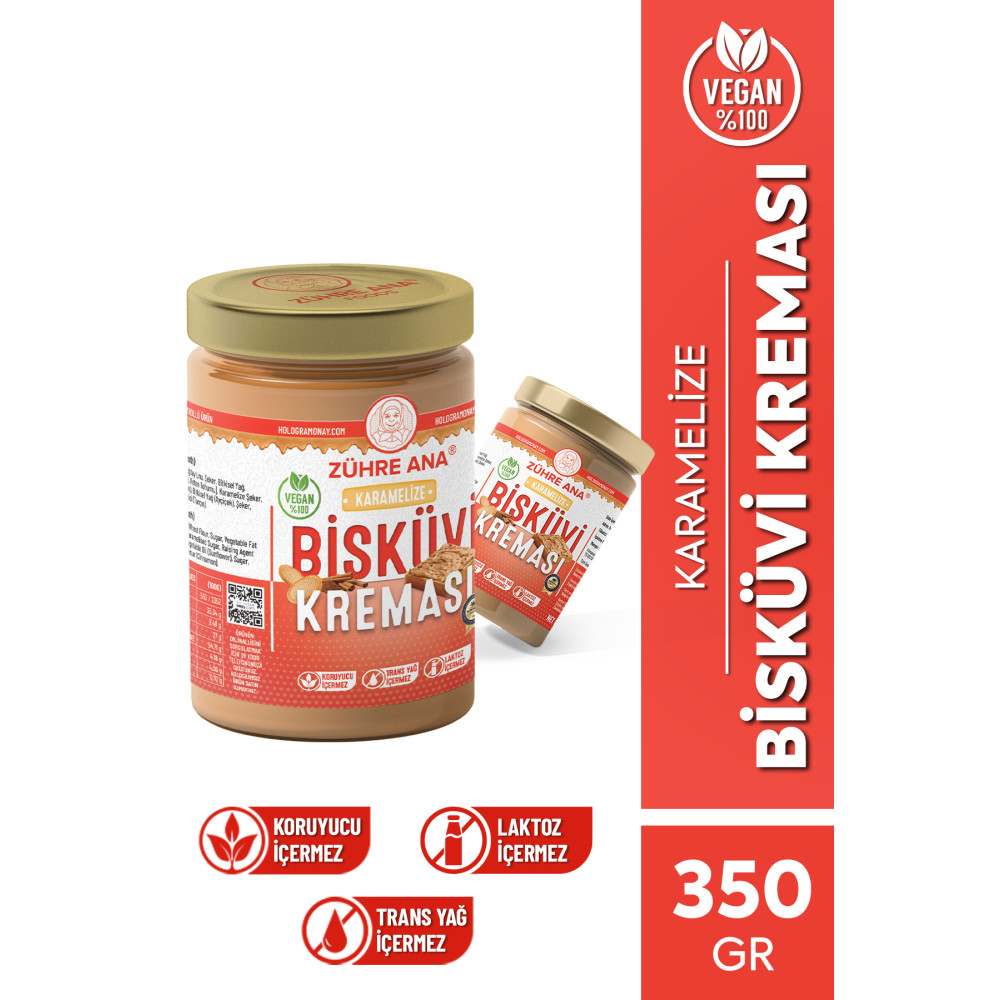 Zühre Ana Karamelize Bisküvi Kreması Smooth 350 Gr Sürülebilir Fiyatı