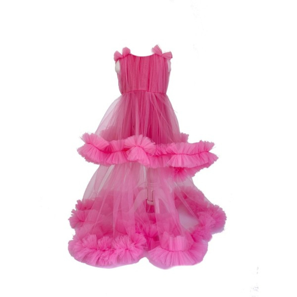 Zühre Balaban Kız Çocuk Pembe Pink Dress Abiye Elbise 2023 Elbise Fiyatı