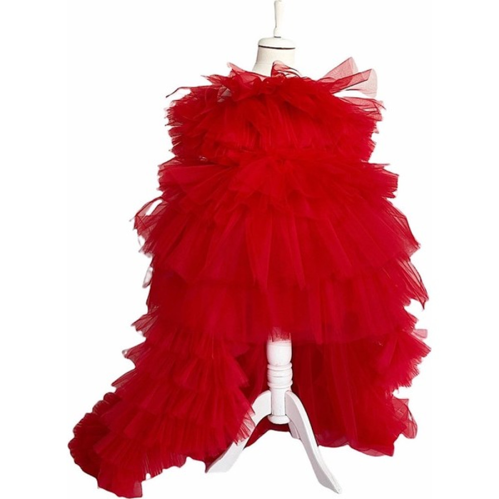 Zühre Balaban Red Crinoline Kırmızı Tütü Kız Çocuk Abiye, Özel Gün, Yılbaşı, Nedime, Christmas Dress Elbise Fiyatı