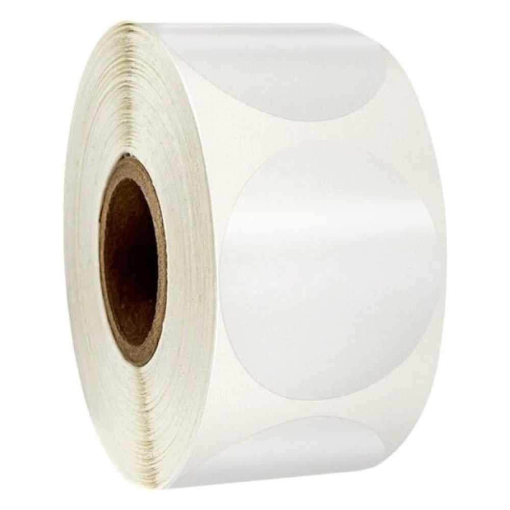 Zuidid 30MM x 30MM Pp Şeffaf Oval Etiket 1500 Adet - Ağız Kapatma Etiketi - 30 x 30 mm Nalburiye & Hırdavat Fiyatı