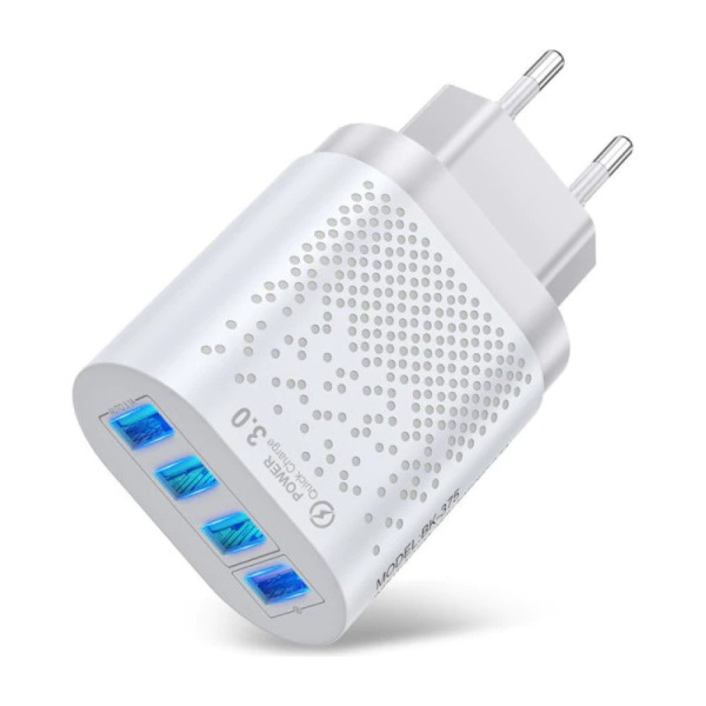 Zuidid 48 W 3 Amper 4 USB Portlu Hızlı Şarj Cihaz - Çoklu Şarj - Beyaz Cep Telefonu Şarj Cihazı Fiyatı