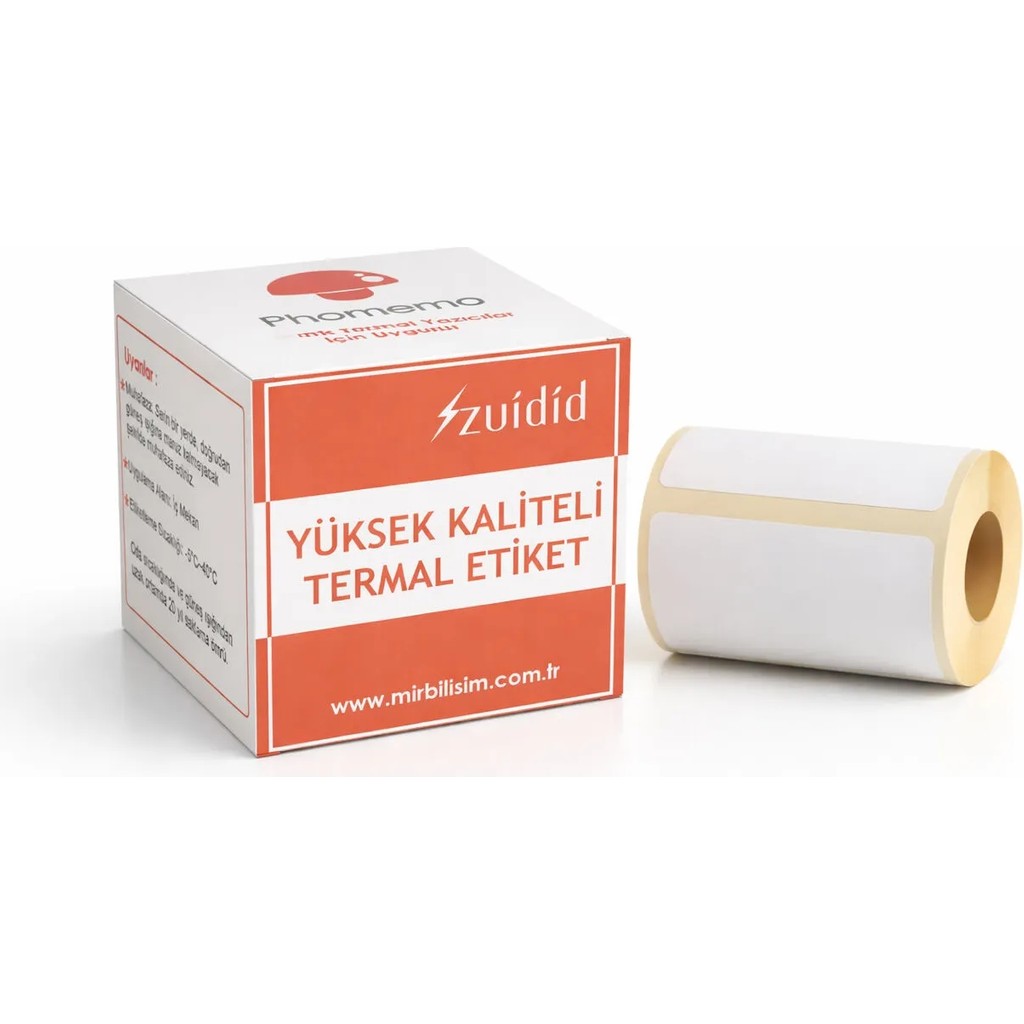 Zuidid 50 x 70 mm Lamine Termal Etiket 110 Adet - Phomemo M110 - M220 - M221 Modellere Uyumludur SSD / Solid State Drive Fiyatı