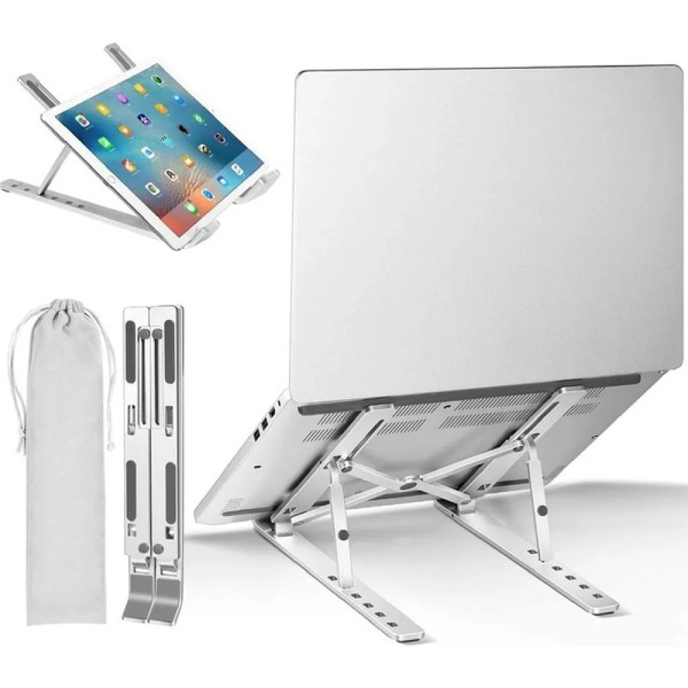 Zuidid Katlanır Alüminyum Notebook Standı Ayarlı Laptop Metal Yükseltici Tutucu Dizüstü Bilgisayar Aksesuarları Fiyatı