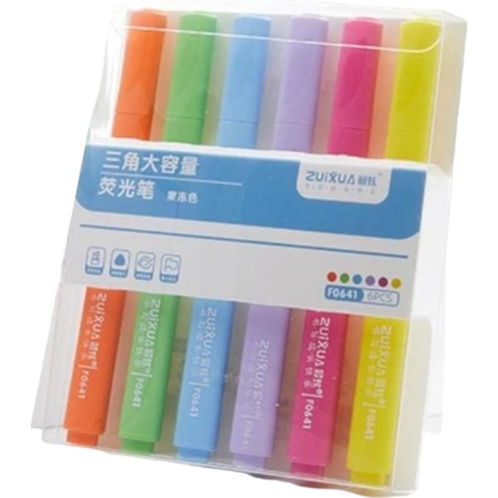 Zuıxua F0641 Neon Fosforlu Kalem 6 Renk Oto Boyaları Fiyatı
