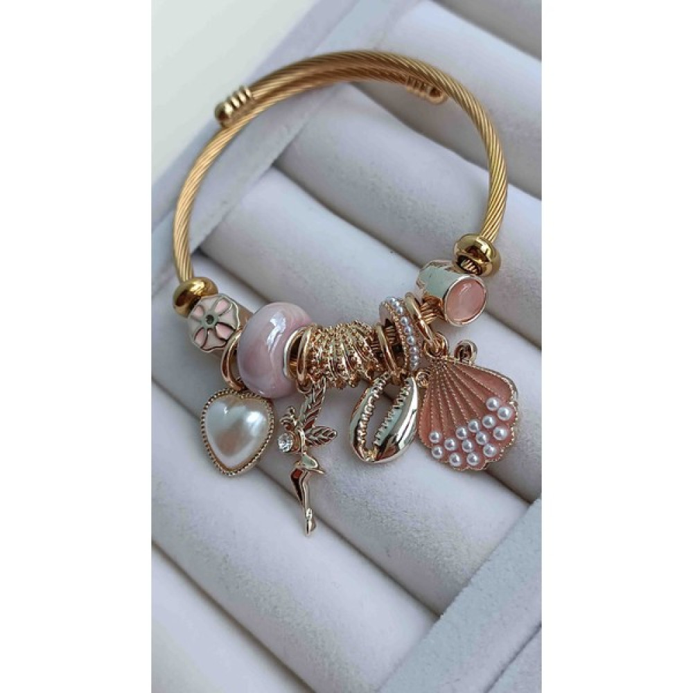 Zülisch Pandora Model Charm Bileklik Gold Saat ve Bileklik Aksesuarı Fiyatı