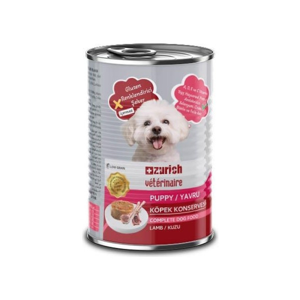 Zurich Veterinaire Pate Kuzulu Yavru Köpek Konservesi 415 gr Oto Boyaları Fiyatı