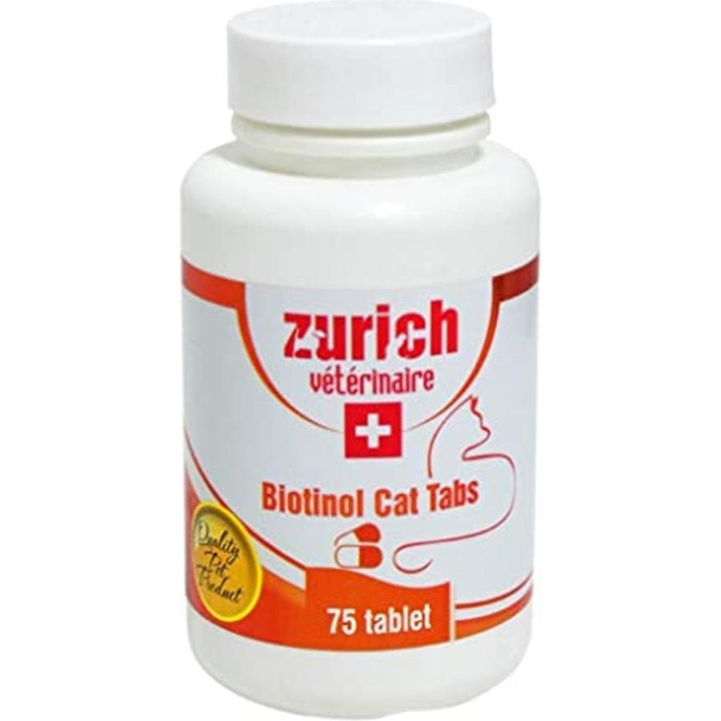 Zurich Zurich-Zurich Kediler Için Biotin Tüy Döküm Önleyici Tablet 75 Adet Evcil Hayvan Ürünleri Fiyatı