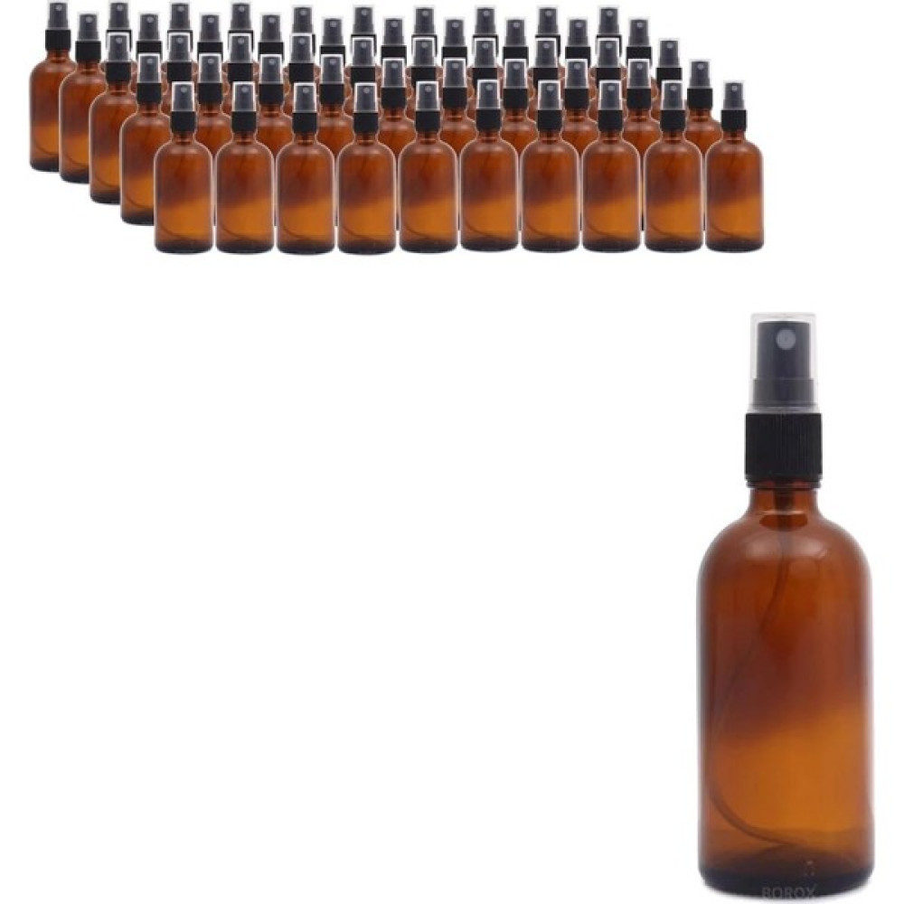 Zürih Ticaret Amber Cam Sprey Şişesi 50 ml - Sprey Kolonya Şişe 50 Adetlik Set Hijyen ve Temizlik Fiyatı