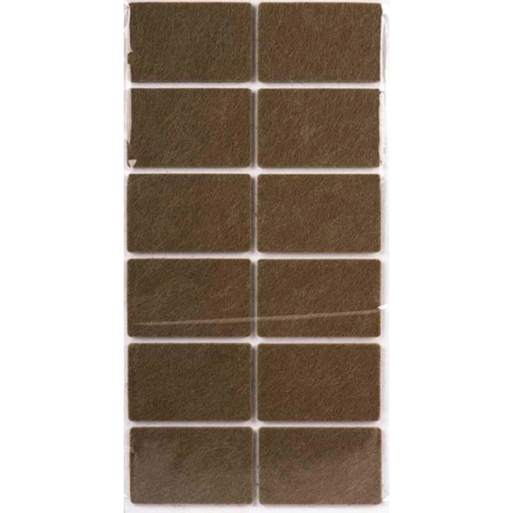 Zuzu Made 12'li Paket 55 mm x 35 mm Yapışkanlı Sandalye, Masa, Koltuk Parke Koruma Keçesi 3.5 cm x 5.5 cm Ses Engeller Koltuk Fiyatı