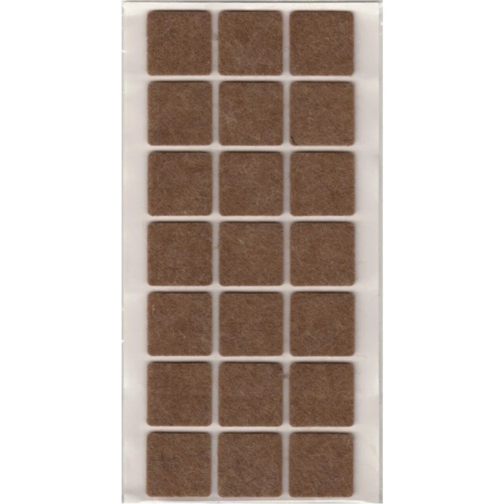 Zuzu Made 21 Adet 3 cm x 3 cm Yapışkanlı Sandalye, Masa, Koltuk Parke Koruma Keçesi Ses Engeller Zemin Korur Koltuk Fiyatı