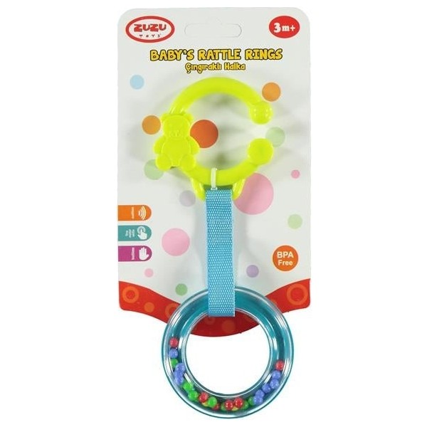 Zuzu Oyuncak Çıngıraklı Halka 04122 - Renkli Anne Bebek Oyuncak Fiyatı