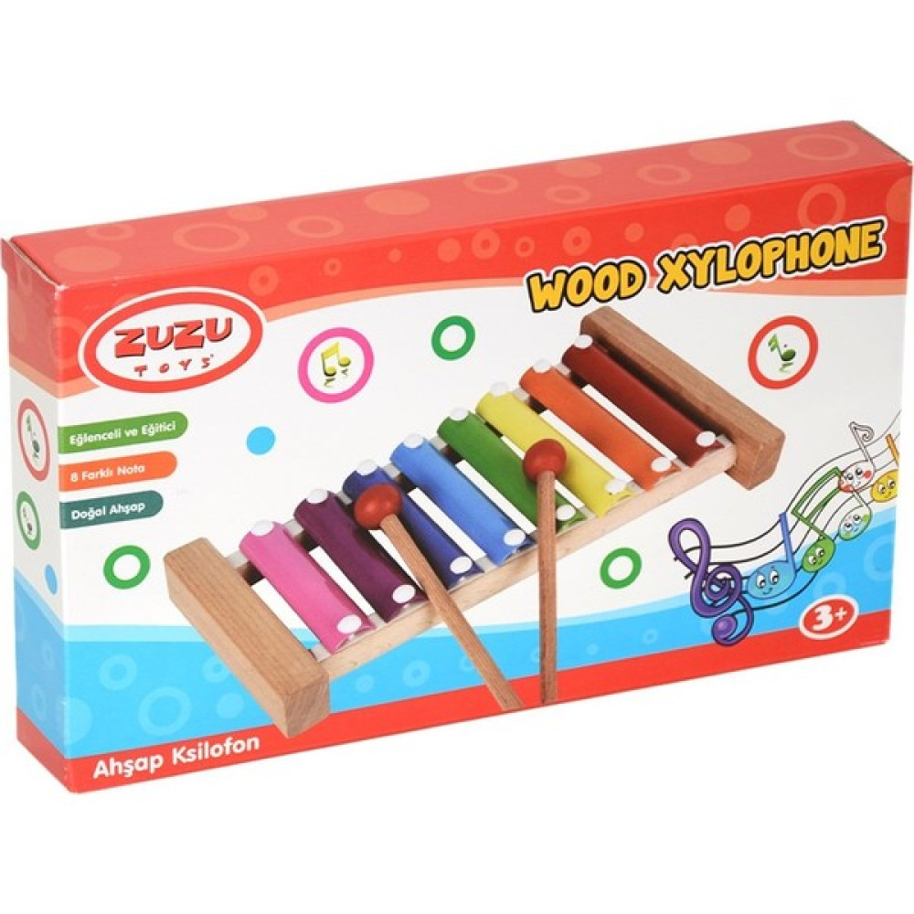 Zuzu Toys 4065 Ahşap Ksilofon - Mavi Eğitici Oyuncak Fiyatı
