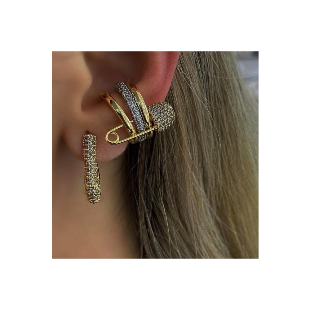 ZWEIG Çengel İğneli 3’lü Earcuff Bijuteri Küpe Fiyatı