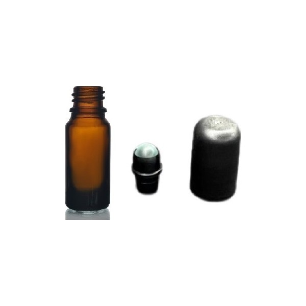 Zylan Ambalaj 5 ml Kahverengi Cam Şişe Roll-On Şişe, Bilye Başlıklı Şişe,12 Adet Deodorantlar Fiyatı