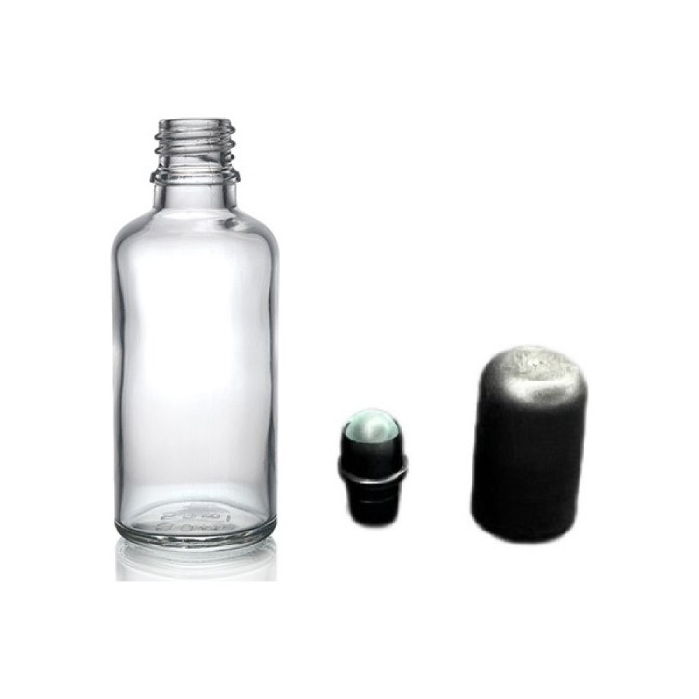 Zylan Ambalaj 50 ml Şeffaf Cam Şişe Roll-On Şişe, 12 Adet Oto Boyaları Fiyatı