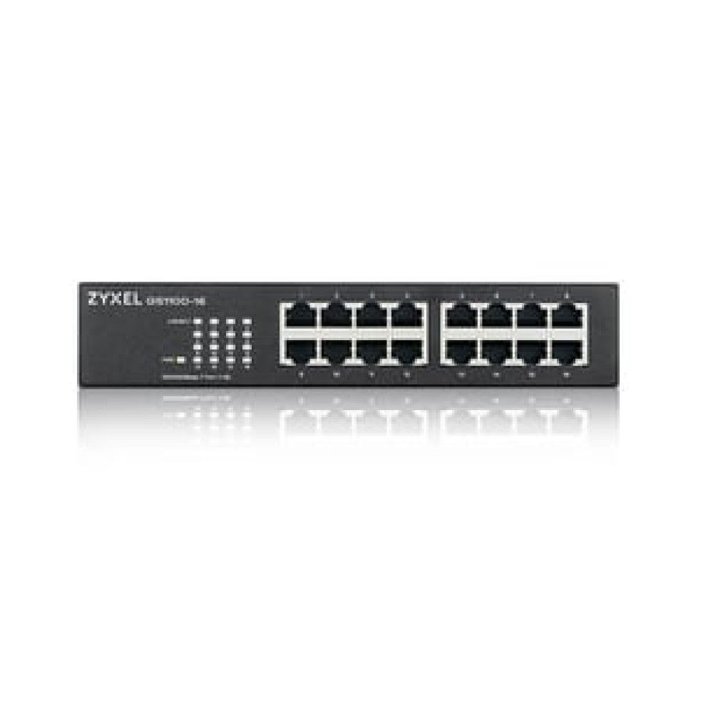 ZyXEL 16port GS1100-16 v3 GIGABIT Yönetilemez Switch Masaüstü Switchler Fiyatı