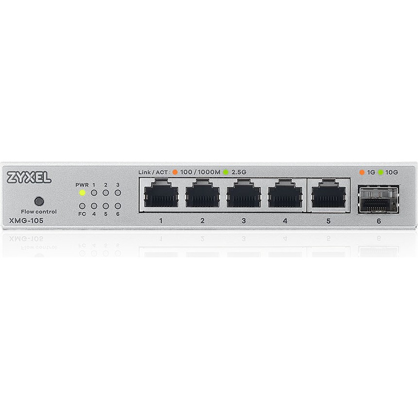 Zyxel XMG-105HP 5-Port Poe 2.5g Multi-Gig Unmanaged Switch Switchler Fiyatı